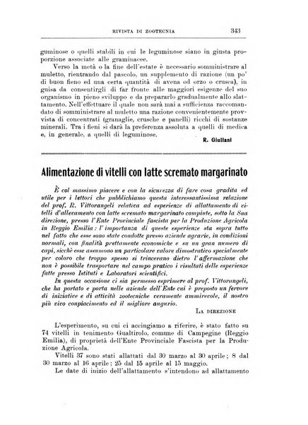 Rivista di zootecnia rassegna mensile di scienza e pratica zootecnica