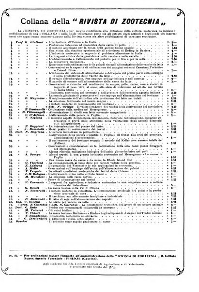 Rivista di zootecnia rassegna mensile di scienza e pratica zootecnica