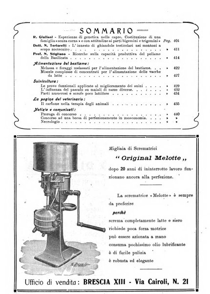 Rivista di zootecnia rassegna mensile di scienza e pratica zootecnica