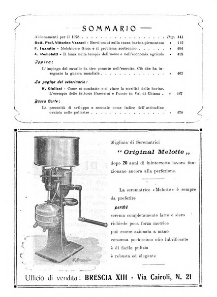 Rivista di zootecnia rassegna mensile di scienza e pratica zootecnica