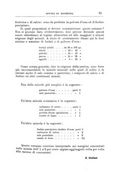 Rivista di zootecnia rassegna mensile di scienza e pratica zootecnica