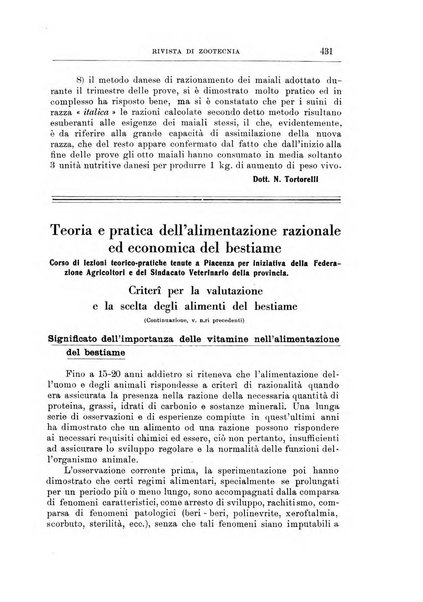 Rivista di zootecnia rassegna mensile di scienza e pratica zootecnica