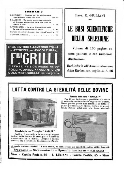 Rivista di zootecnia rassegna mensile di scienza e pratica zootecnica