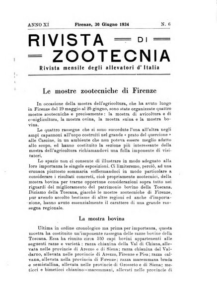 Rivista di zootecnia rassegna mensile di scienza e pratica zootecnica