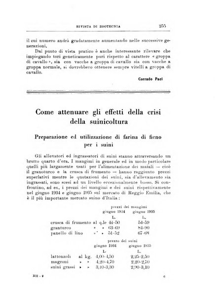 Rivista di zootecnia rassegna mensile di scienza e pratica zootecnica