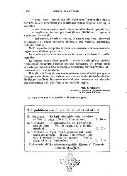 Rivista di zootecnia rassegna mensile di scienza e pratica zootecnica