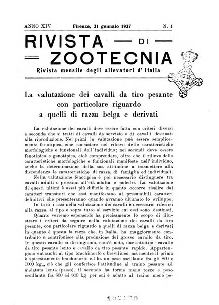 Rivista di zootecnia rassegna mensile di scienza e pratica zootecnica