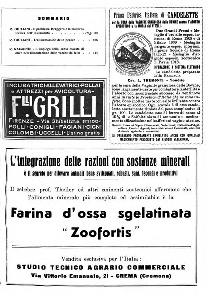 Rivista di zootecnia rassegna mensile di scienza e pratica zootecnica