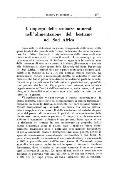 Rivista di zootecnia rassegna mensile di scienza e pratica zootecnica