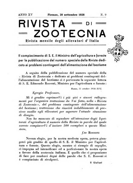 Rivista di zootecnia rassegna mensile di scienza e pratica zootecnica