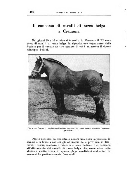 Rivista di zootecnia rassegna mensile di scienza e pratica zootecnica