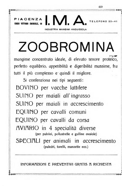 Rivista di zootecnia rassegna mensile di scienza e pratica zootecnica