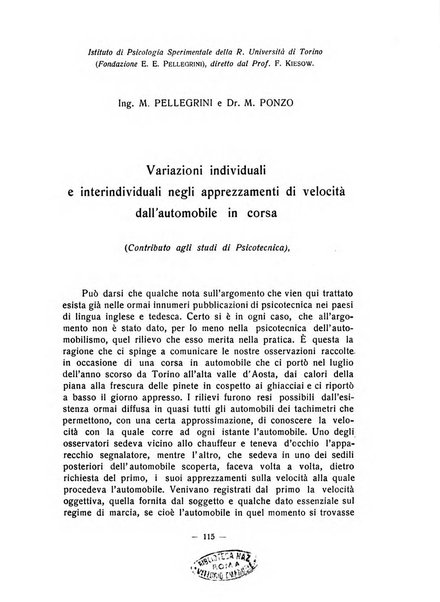 Archivio italiano di psicologia