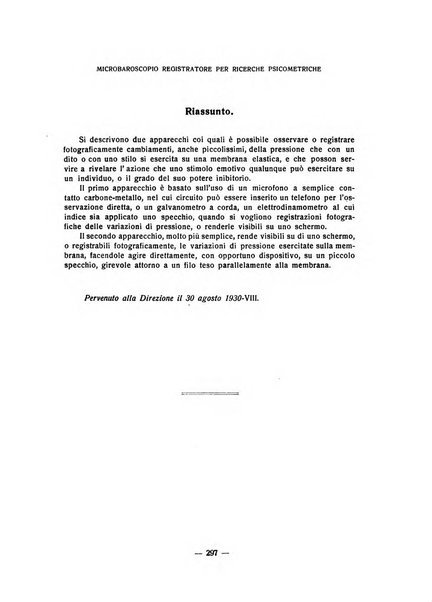 Archivio italiano di psicologia