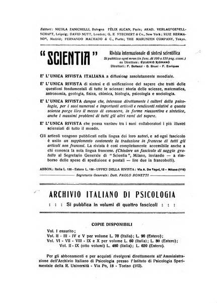 Archivio italiano di psicologia