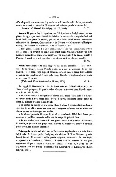 Archivio di psichiatria, neuropatologia, antropologia criminale e medicina legale