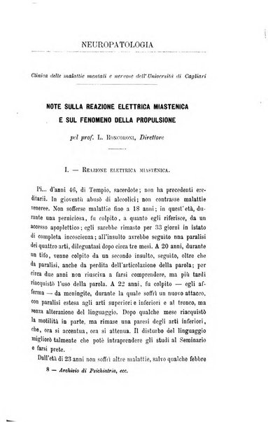 Archivio di psichiatria, neuropatologia, antropologia criminale e medicina legale