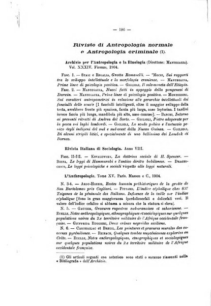 Archivio di psichiatria, neuropatologia, antropologia criminale e medicina legale