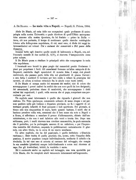 Archivio di psichiatria, neuropatologia, antropologia criminale e medicina legale