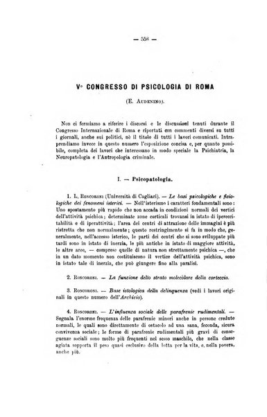 Archivio di psichiatria, neuropatologia, antropologia criminale e medicina legale