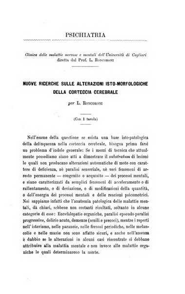 Archivio di psichiatria, neuropatologia, antropologia criminale e medicina legale