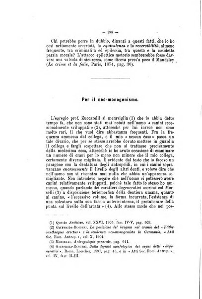 Archivio di psichiatria, neuropatologia, antropologia criminale e medicina legale