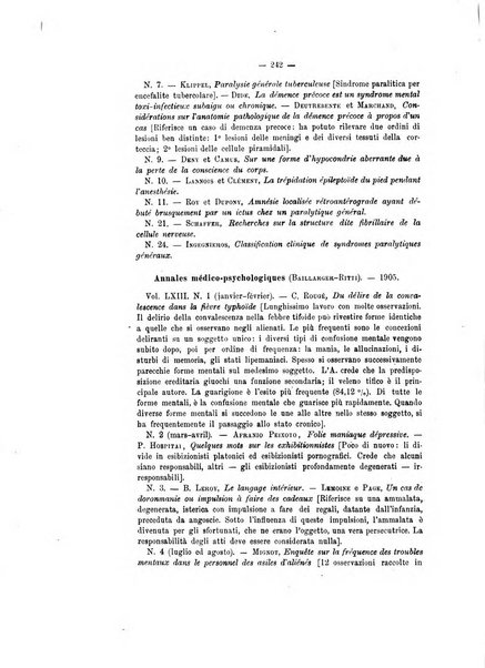 Archivio di psichiatria, neuropatologia, antropologia criminale e medicina legale