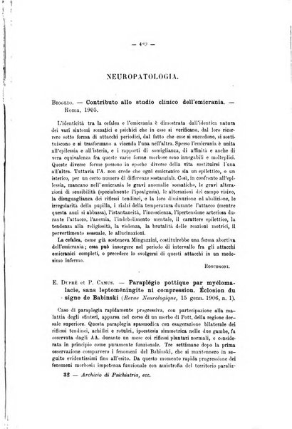 Archivio di psichiatria, neuropatologia, antropologia criminale e medicina legale