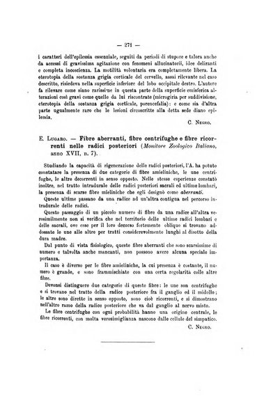 Archivio di psichiatria, neuropatologia, antropologia criminale e medicina legale