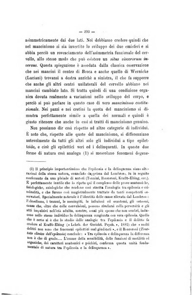 Archivio di psichiatria, neuropatologia, antropologia criminale e medicina legale