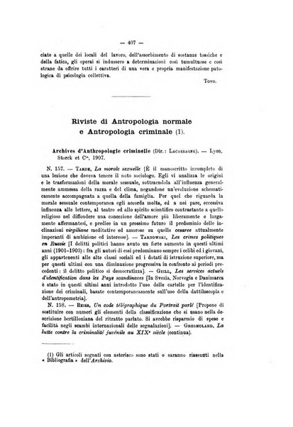 Archivio di psichiatria, neuropatologia, antropologia criminale e medicina legale