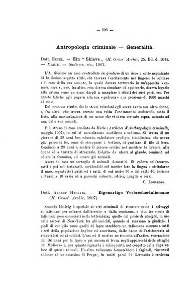 Archivio di psichiatria, neuropatologia, antropologia criminale e medicina legale