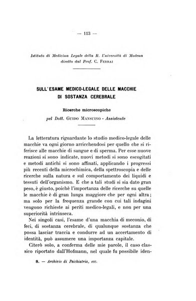 Archivio di psichiatria, neuropatologia, antropologia criminale e medicina legale