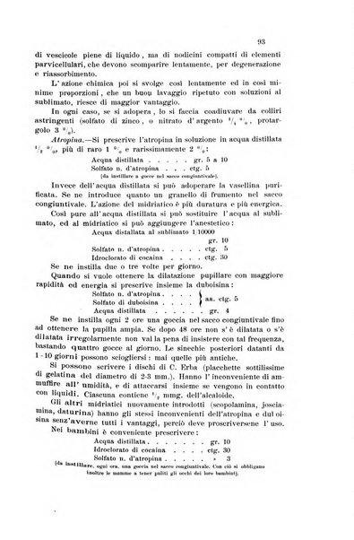 La Clinica oculistica periodico mensile per i medici pratici