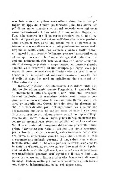 La Clinica oculistica periodico mensile per i medici pratici