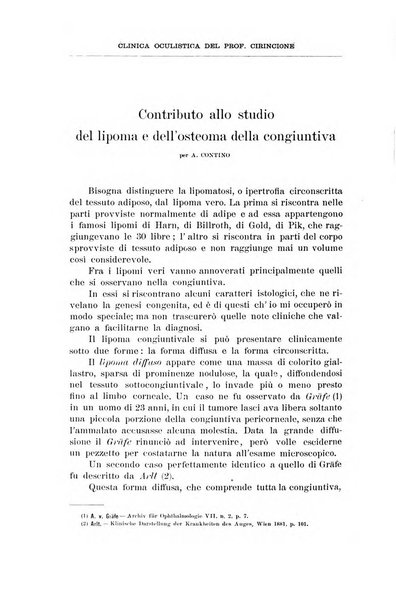 La Clinica oculistica periodico mensile per i medici pratici