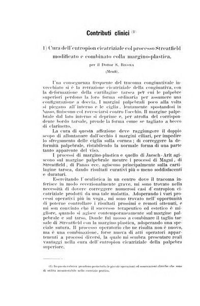 La Clinica oculistica periodico mensile per i medici pratici