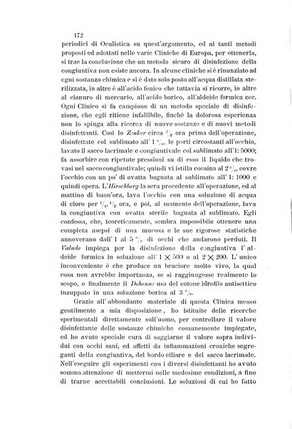 La Clinica oculistica periodico mensile per i medici pratici