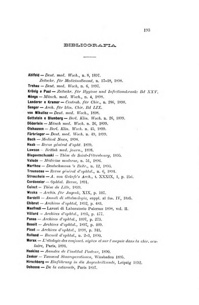 La Clinica oculistica periodico mensile per i medici pratici