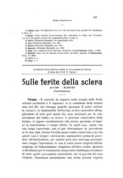 La Clinica oculistica periodico mensile per i medici pratici