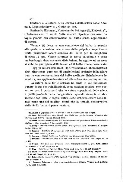 La Clinica oculistica periodico mensile per i medici pratici