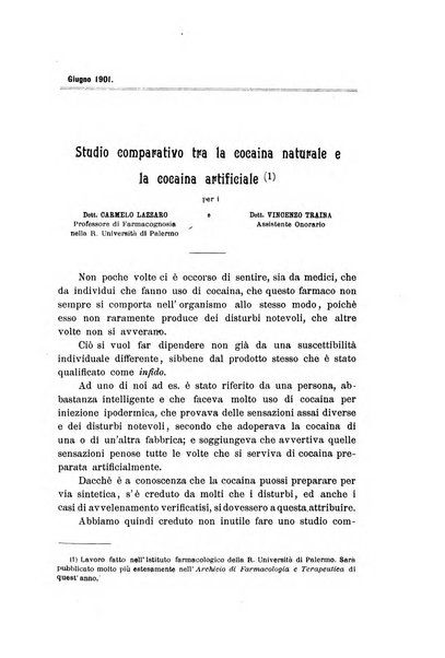 La Clinica oculistica periodico mensile per i medici pratici