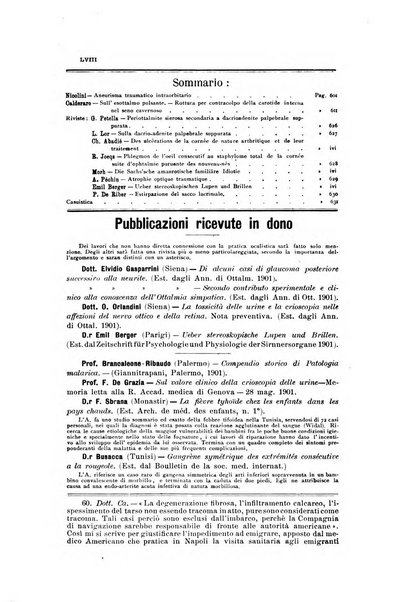 La Clinica oculistica periodico mensile per i medici pratici