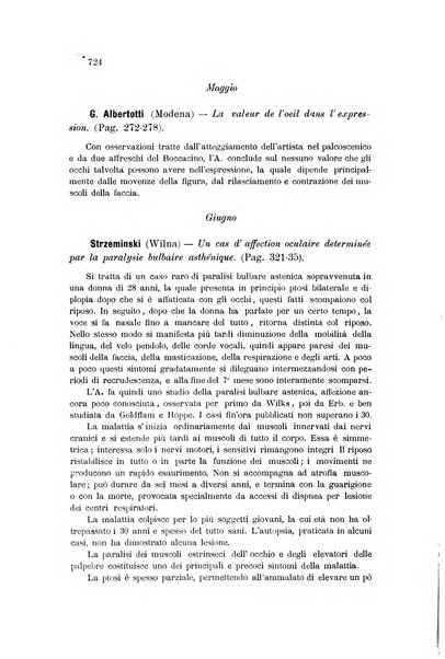 La Clinica oculistica periodico mensile per i medici pratici