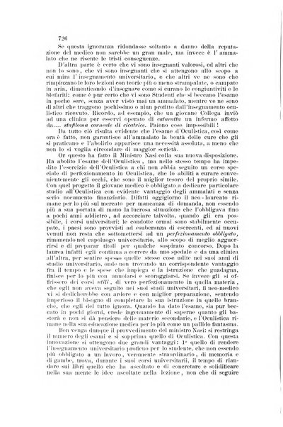 La Clinica oculistica periodico mensile per i medici pratici