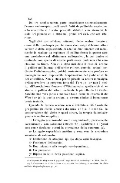 La Clinica oculistica periodico mensile per i medici pratici