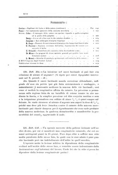 La Clinica oculistica periodico mensile per i medici pratici