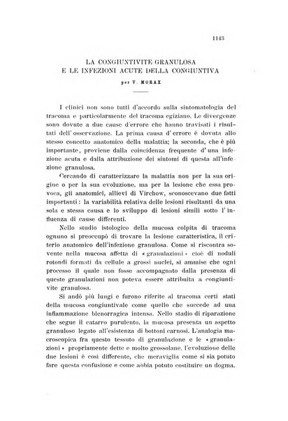 La Clinica oculistica periodico mensile per i medici pratici