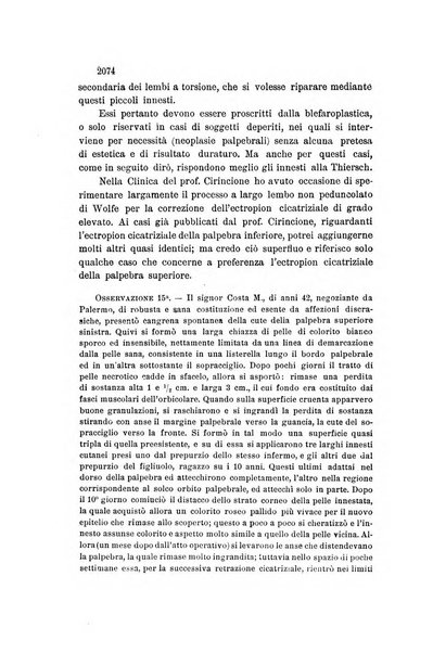 La Clinica oculistica periodico mensile per i medici pratici