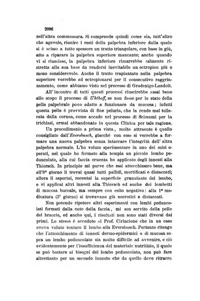 La Clinica oculistica periodico mensile per i medici pratici